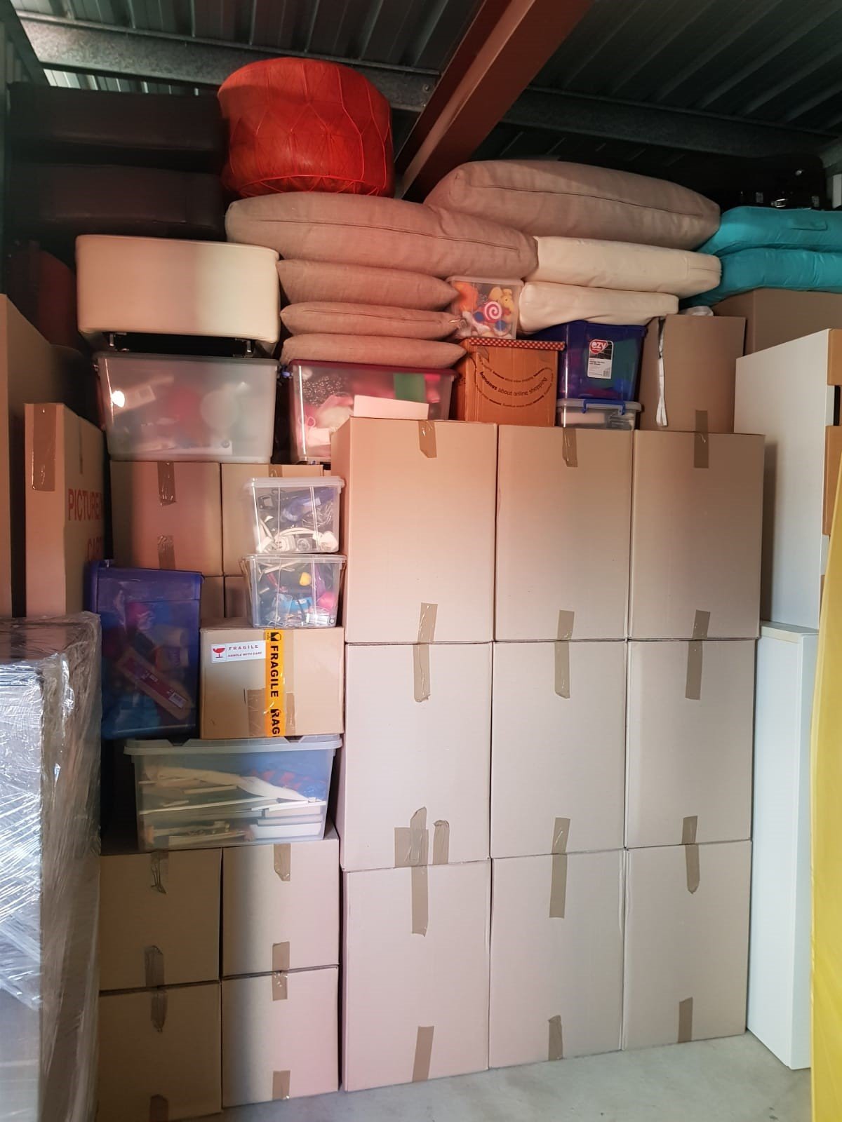 Southside Removals Boxes in Storage